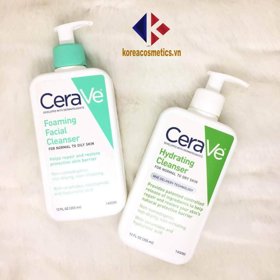 sữa rửa mặt CeraVe Foaming Facial Cleanser