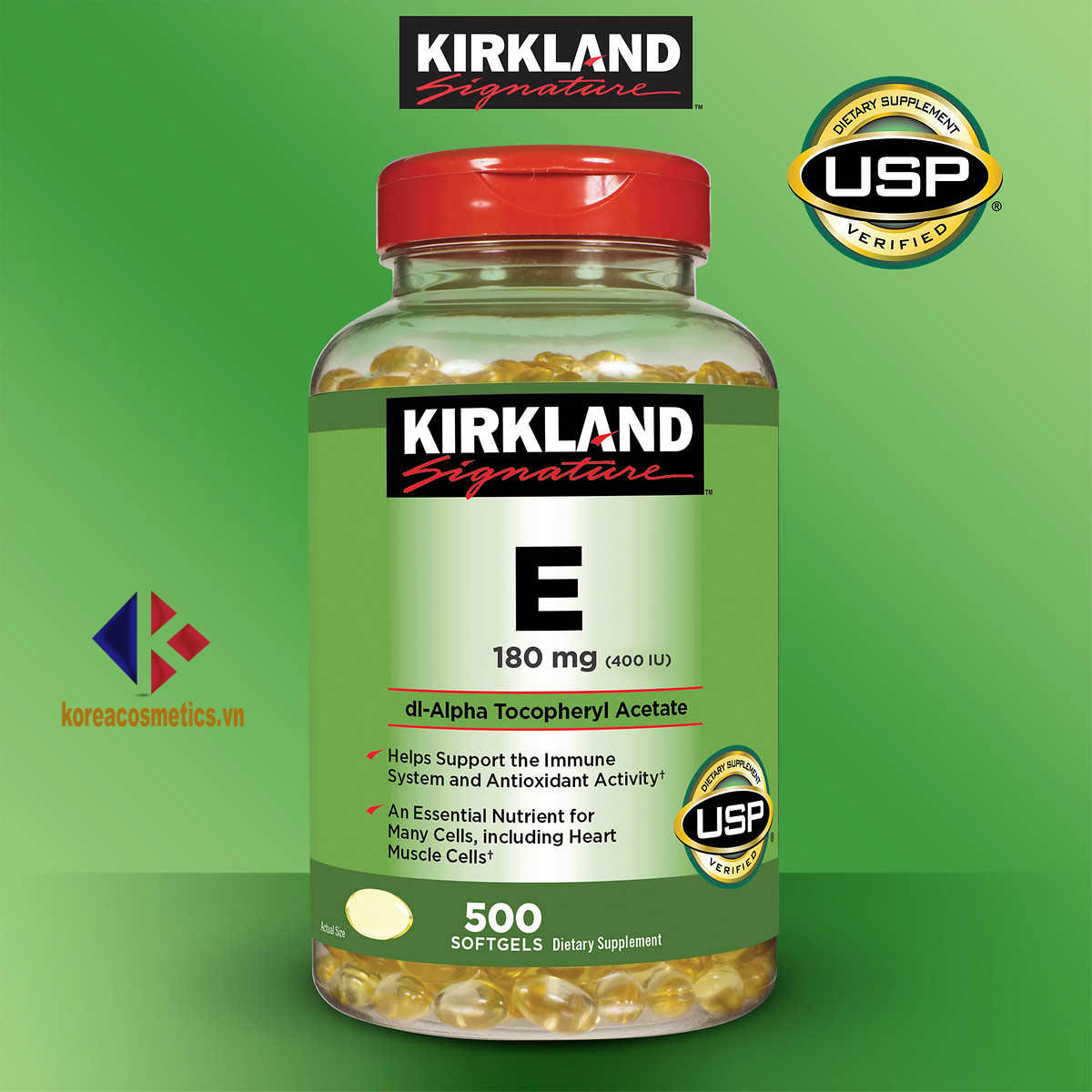 Vitamin E Kirkland Mỹ | vitamin E loại nào tốt