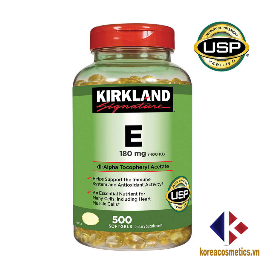 Vitamin E Kirkland Mỹ | vitamin E loại nào tốt
