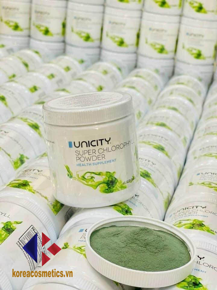 bột diệp lục unicity super chlorophyll powder