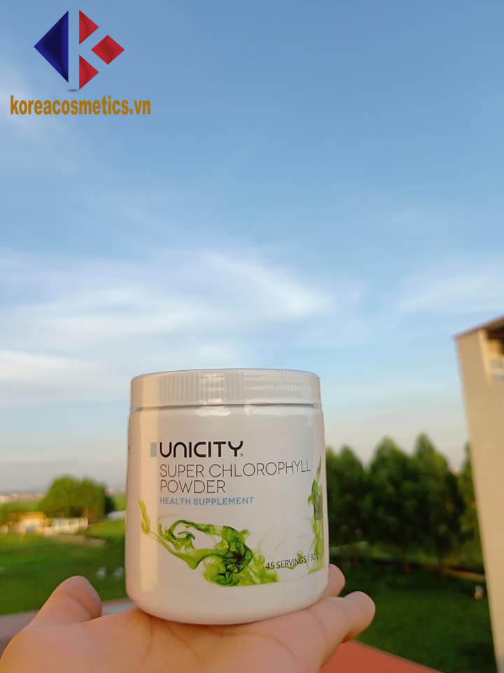 bột diệp lục unicity super chlorophyll powder