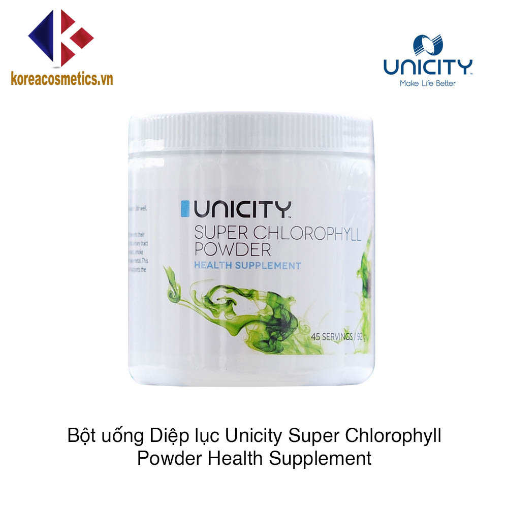 bột diệp lục unicity super chlorophyll powder