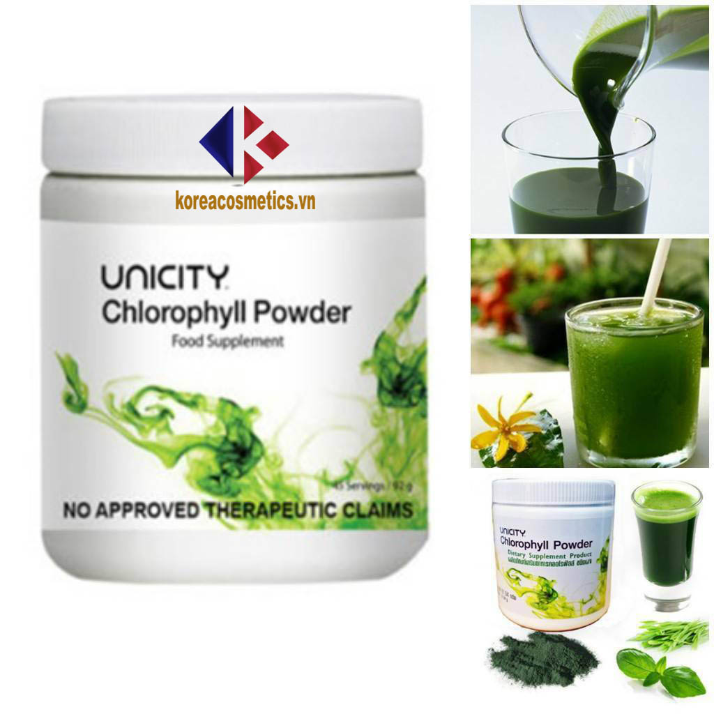bột diệp lục unicity super chlorophyll powder