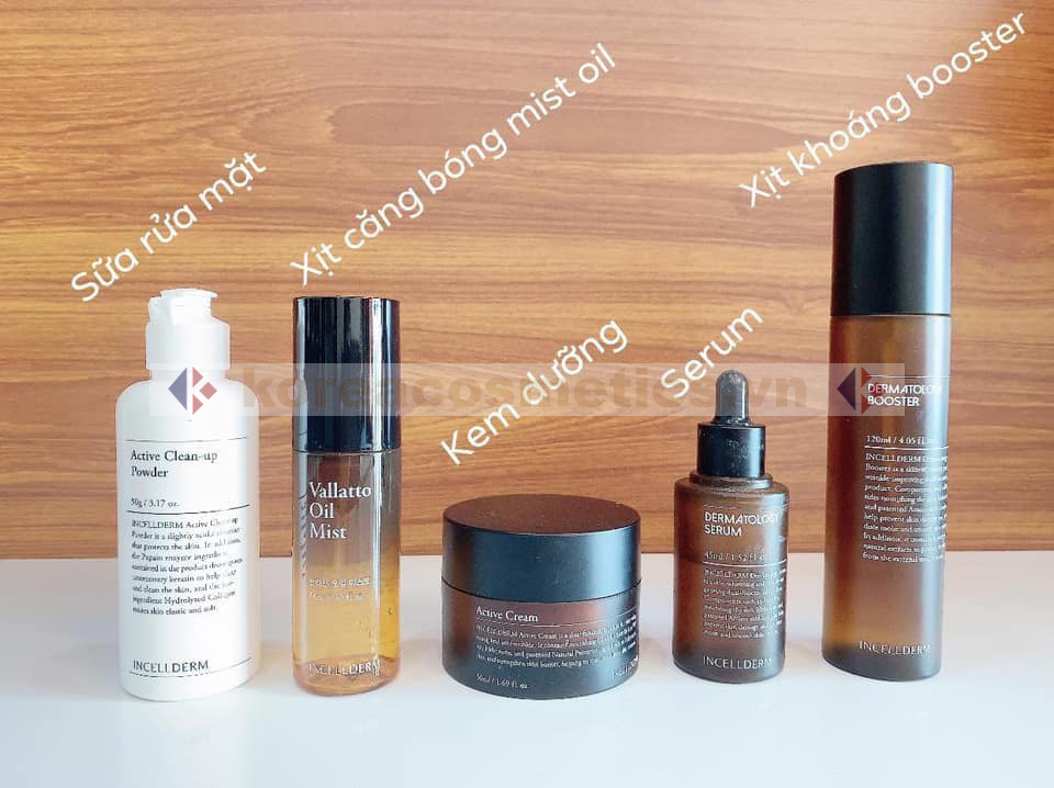 set incellderm | mỹ phẩm incellderm | review incellderm