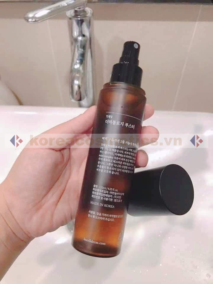 xịt khoáng incellderm | dermatology booster | toner incellderm