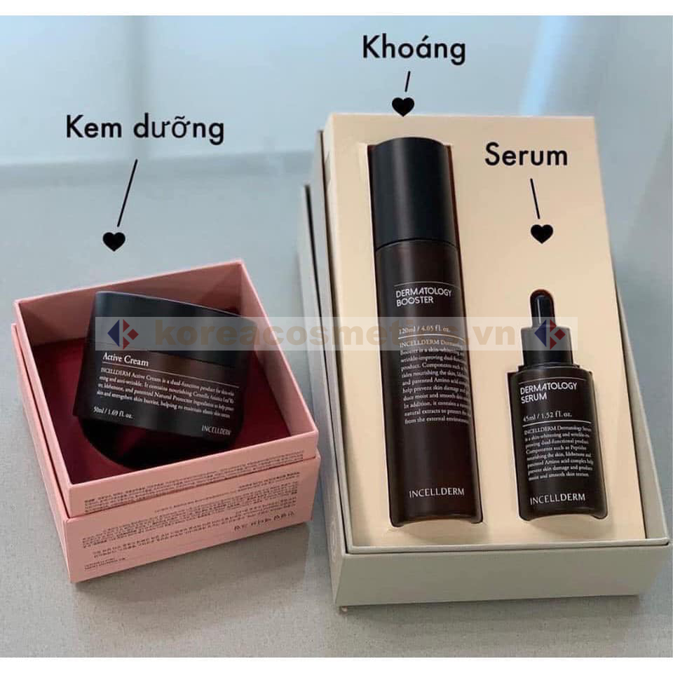 set incellderm | mỹ phẩm incellderm | review incellderm
