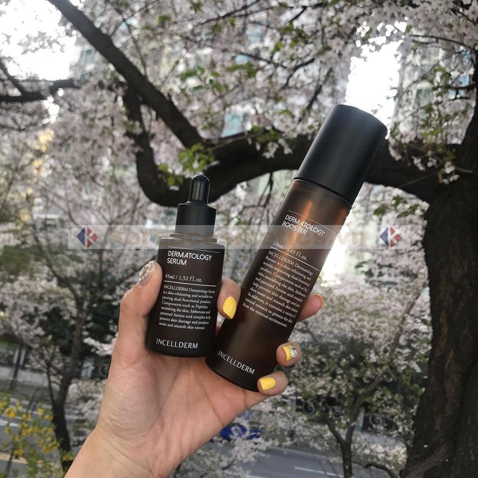 xịt khoáng incellderm | dermatology booster | toner incellderm