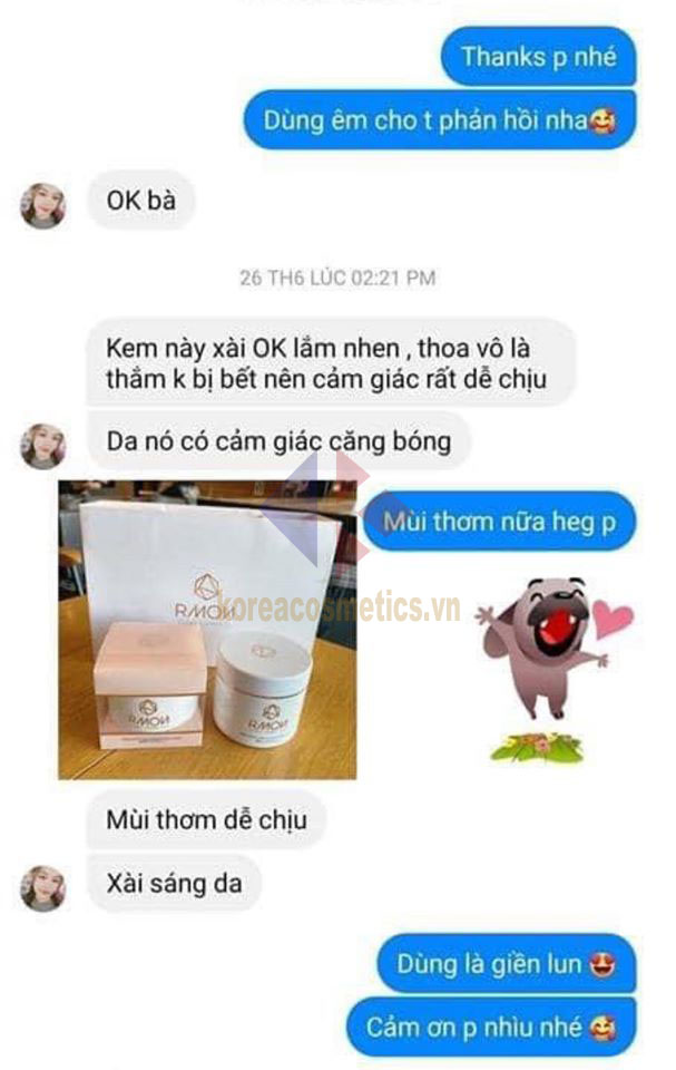 review kem body rmon | kem rmon có tốt không