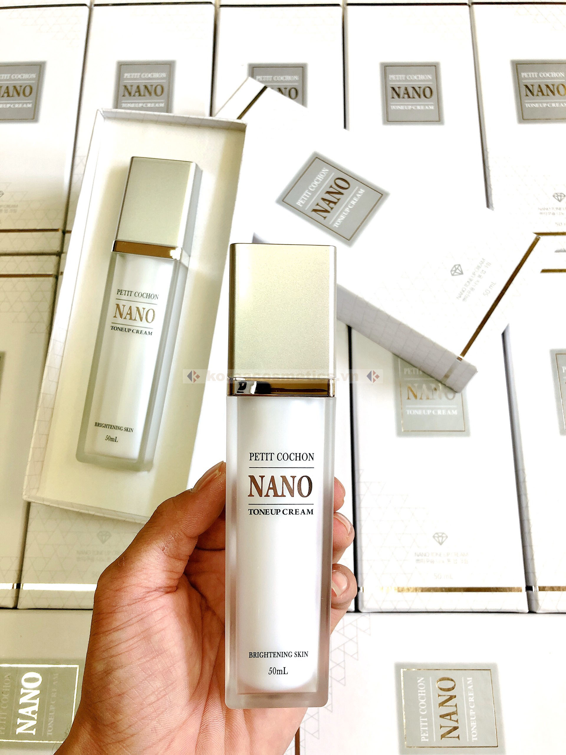 kem nano petit cochon toneup cream | kem dưỡng trắng da