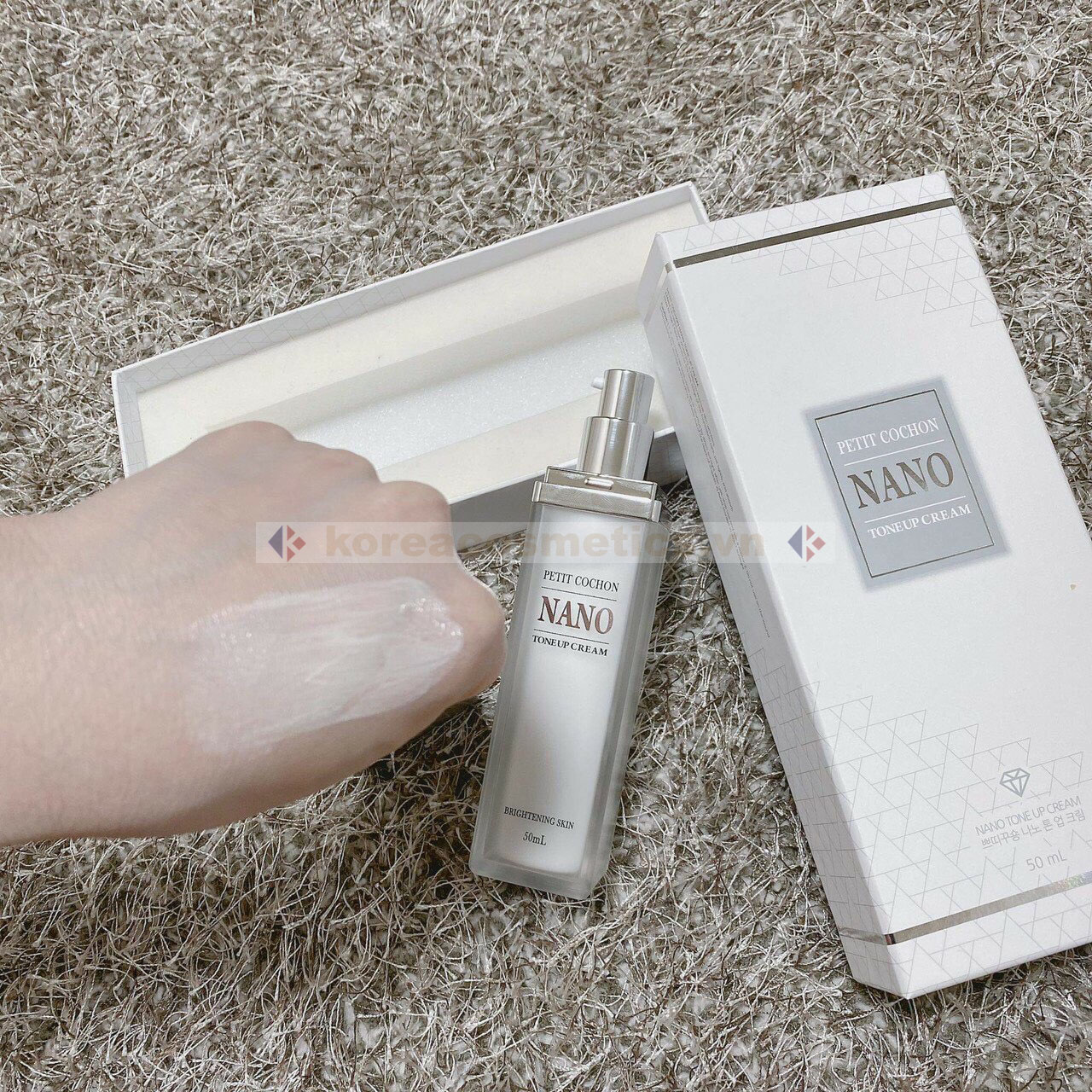 kem nano petit cochon toneup cream | kem dưỡng trắng da