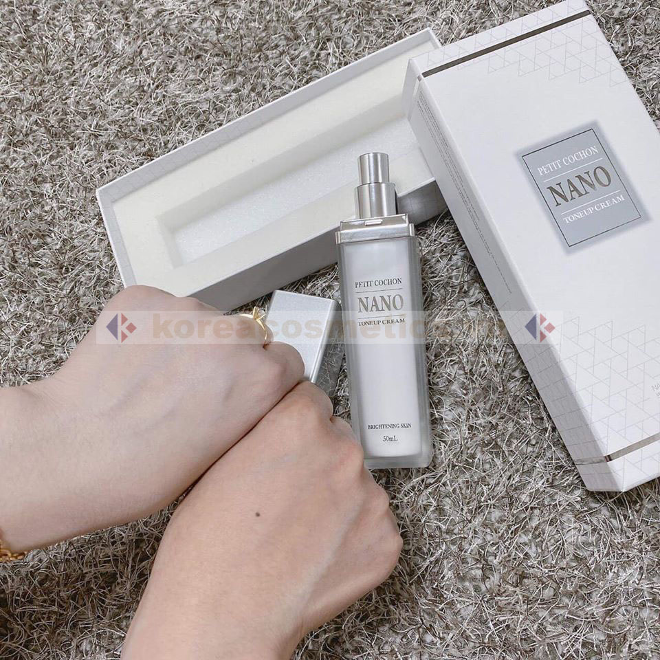 kem nano petit cochon toneup cream | kem dưỡng trắng da