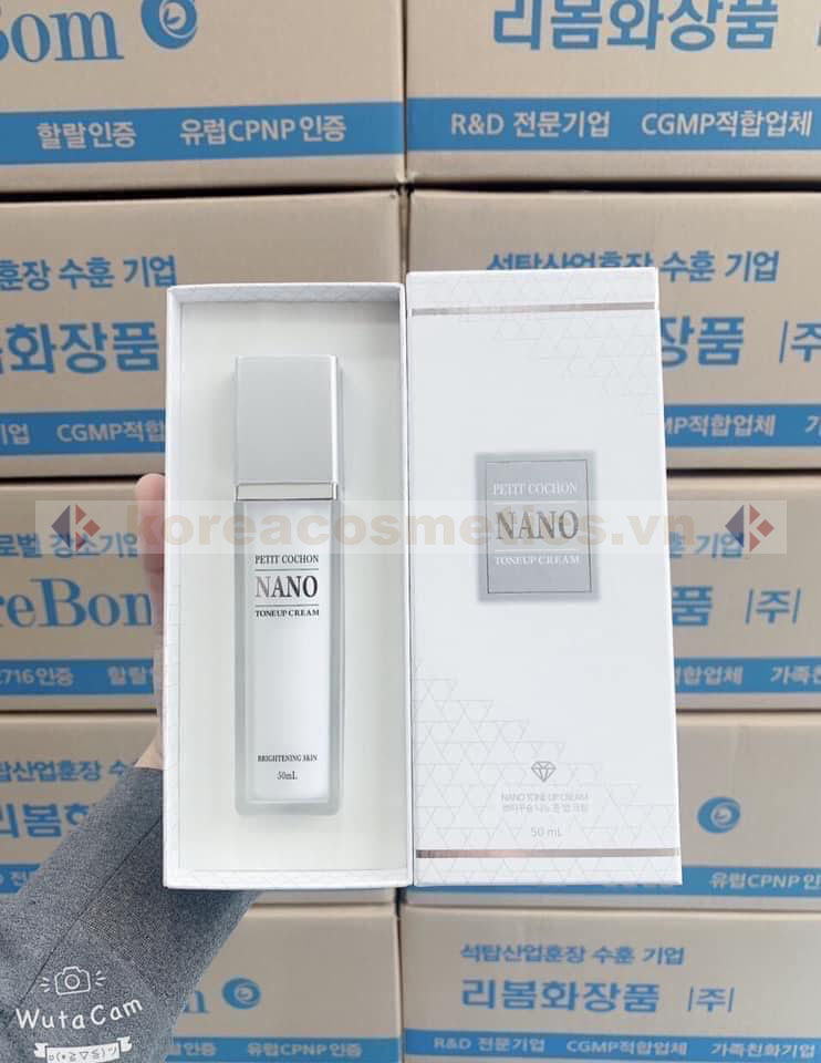 kem nano petit cochon toneup cream | kem dưỡng trắng da