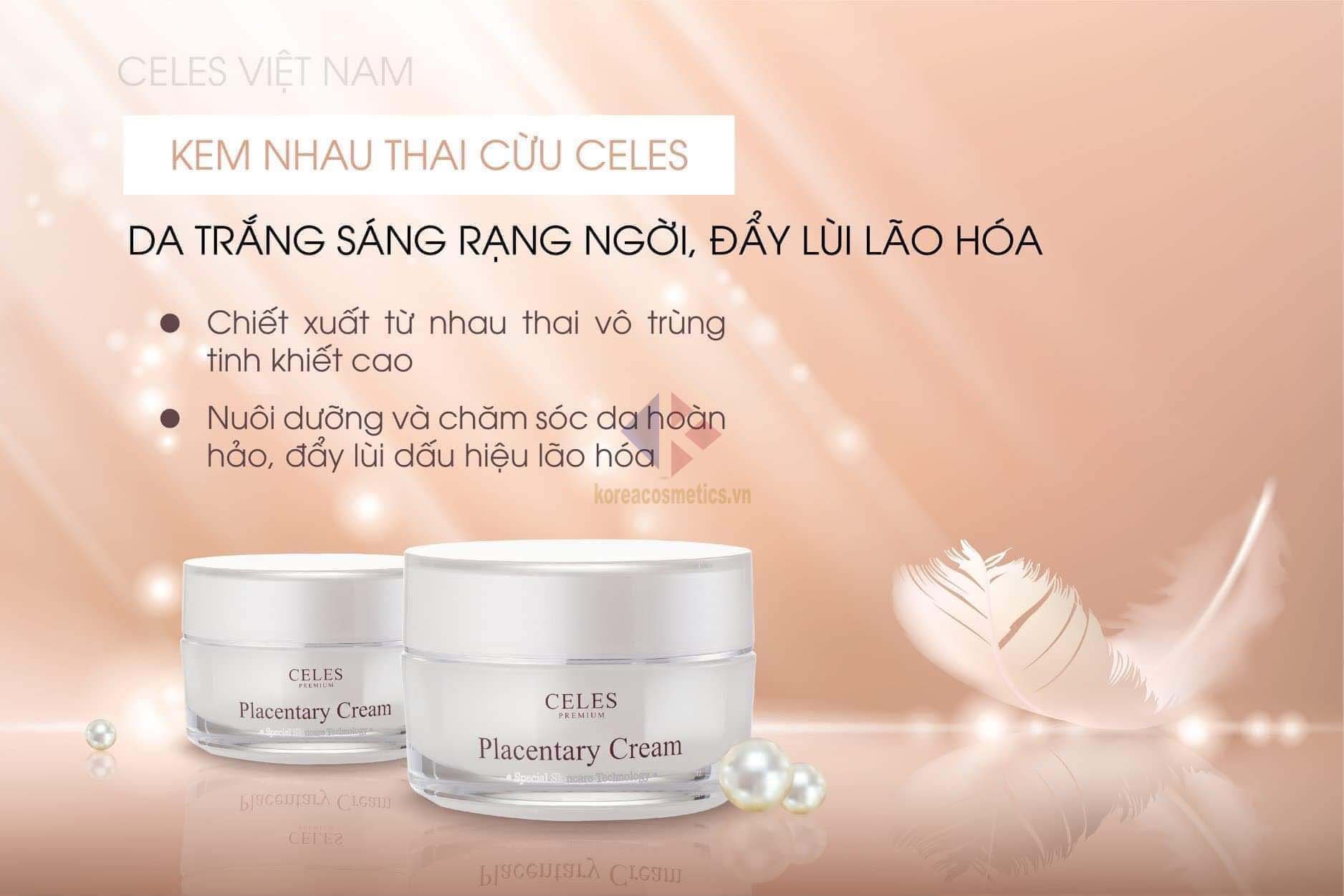 kem nhau thai cừu celes | Celes Placentary Cream 