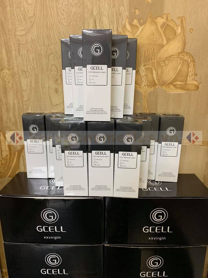 kem tẩy lông gcell | kem wax lông gcell