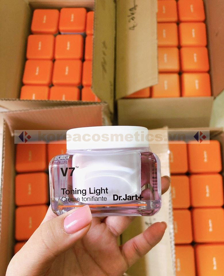 kem v7 có tốt không | review kem v7 drjart+ toning light