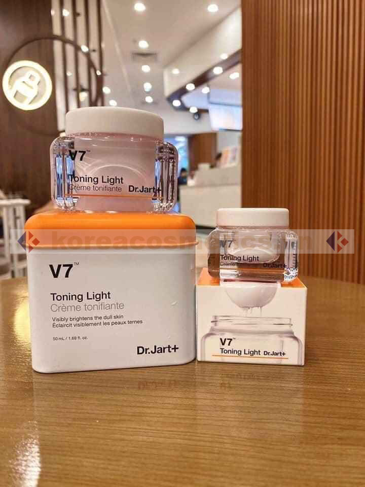 kem v7 có tốt không | review kem v7 drjart+ toning light
