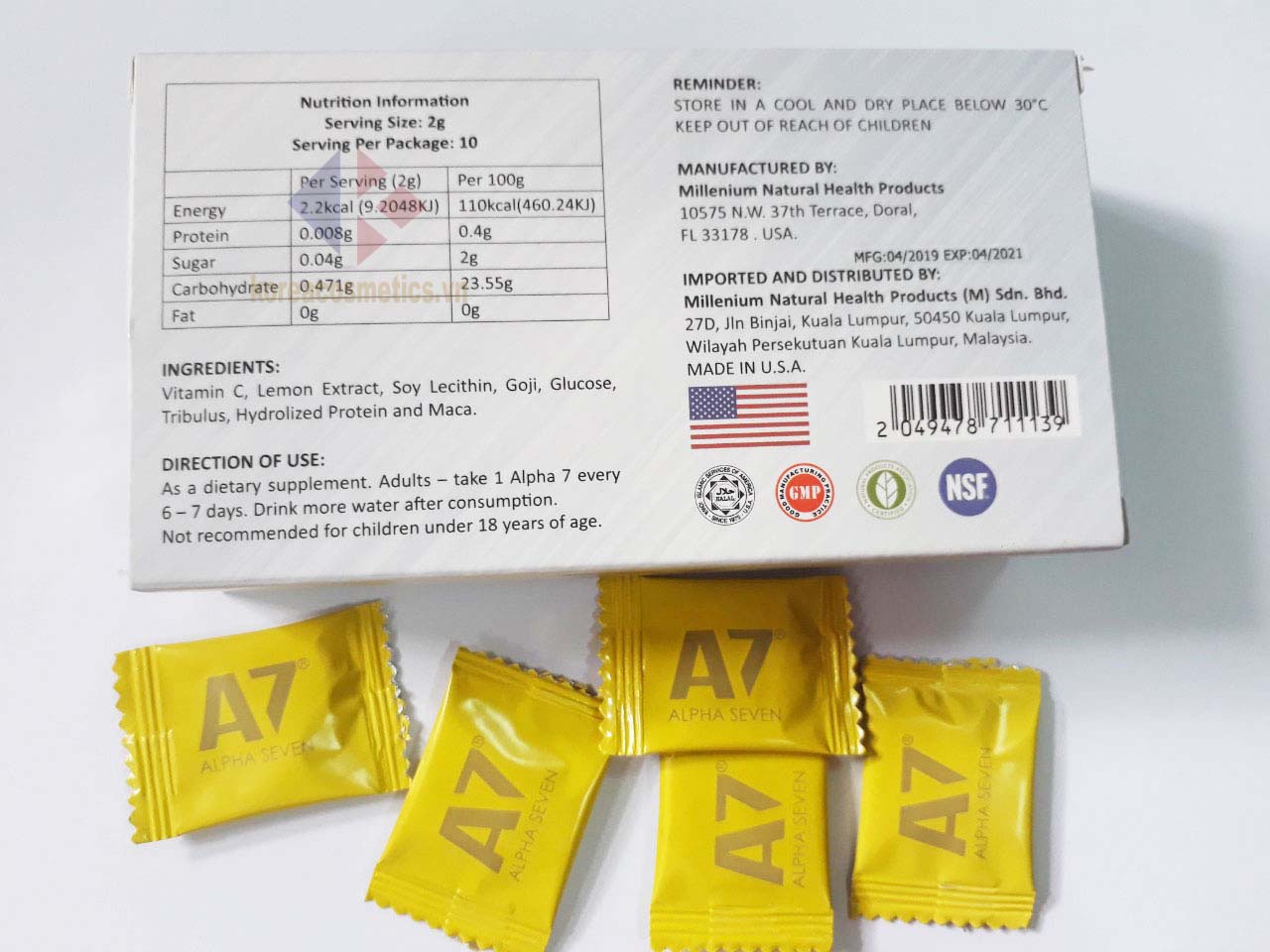 kẹo a7 alpha seven | kẹo kích thích quan hệ tình dục