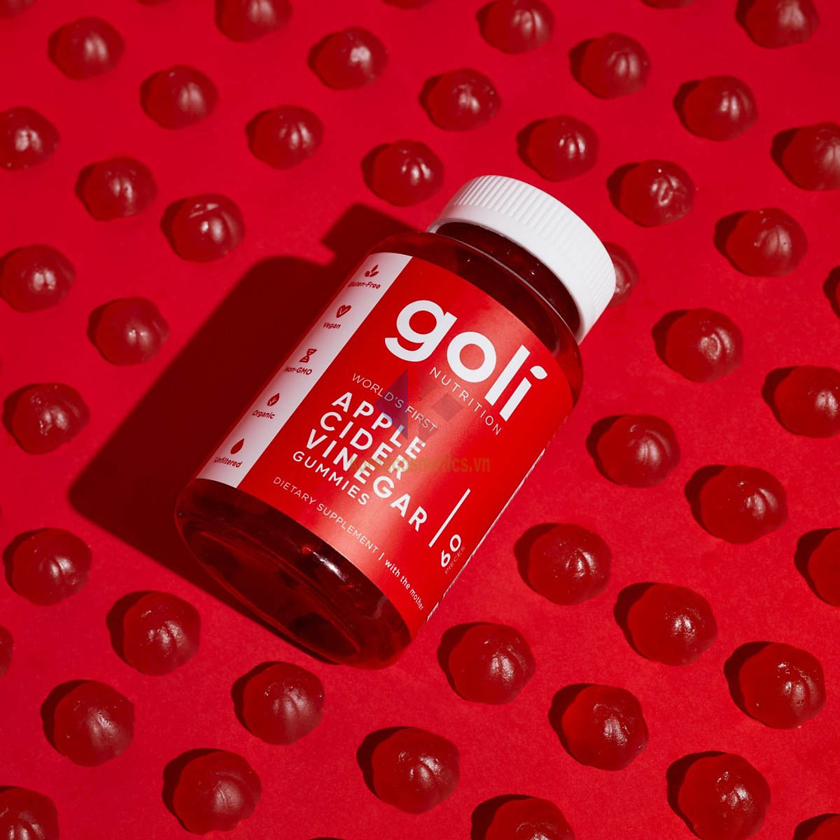 kẹo giấm táo goli | kẹo apple cider vinegar gummies