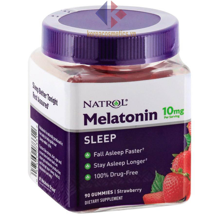 kẹo ngủ natrol gummies melatonin