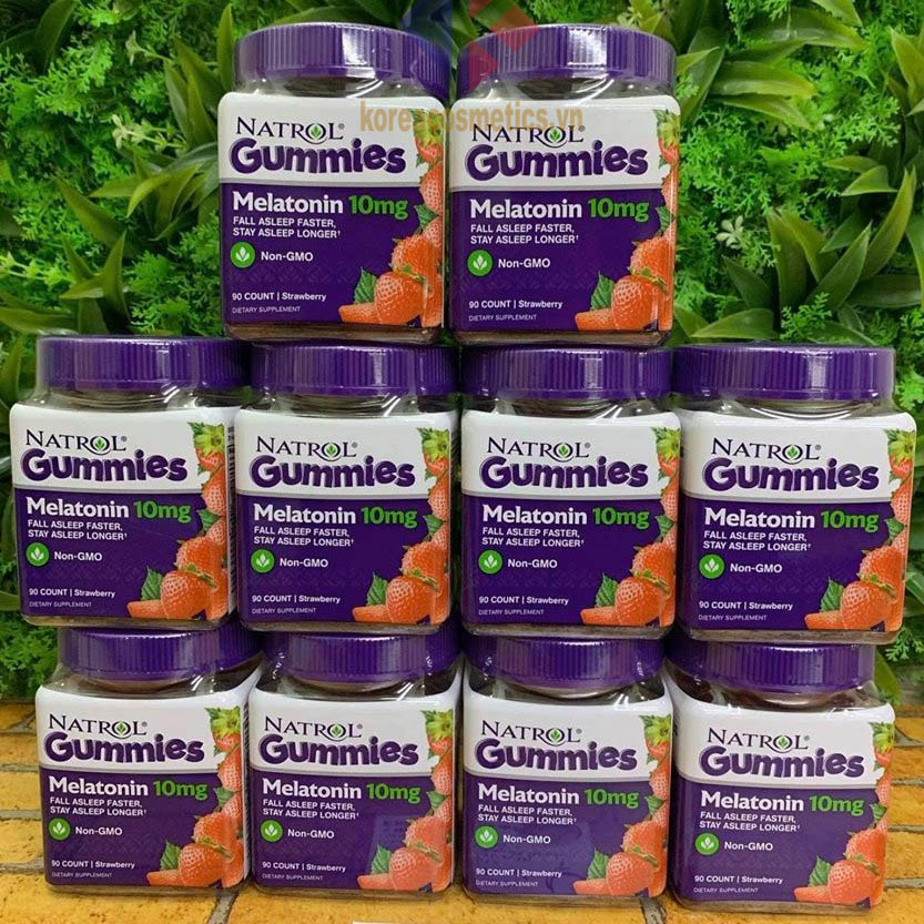 kẹo ngủ natrol gummies melatonin