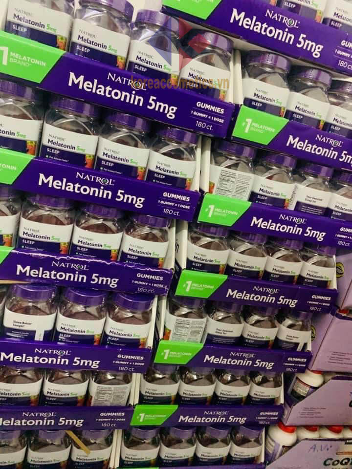 kẹo ngủ natrol gummies melatonin
