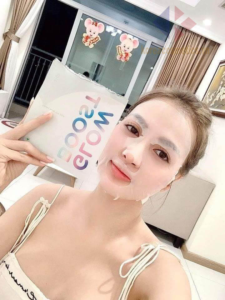 mặt nạ mlab trắng glow boost | mặt nạ dưỡng trắng MLAB
