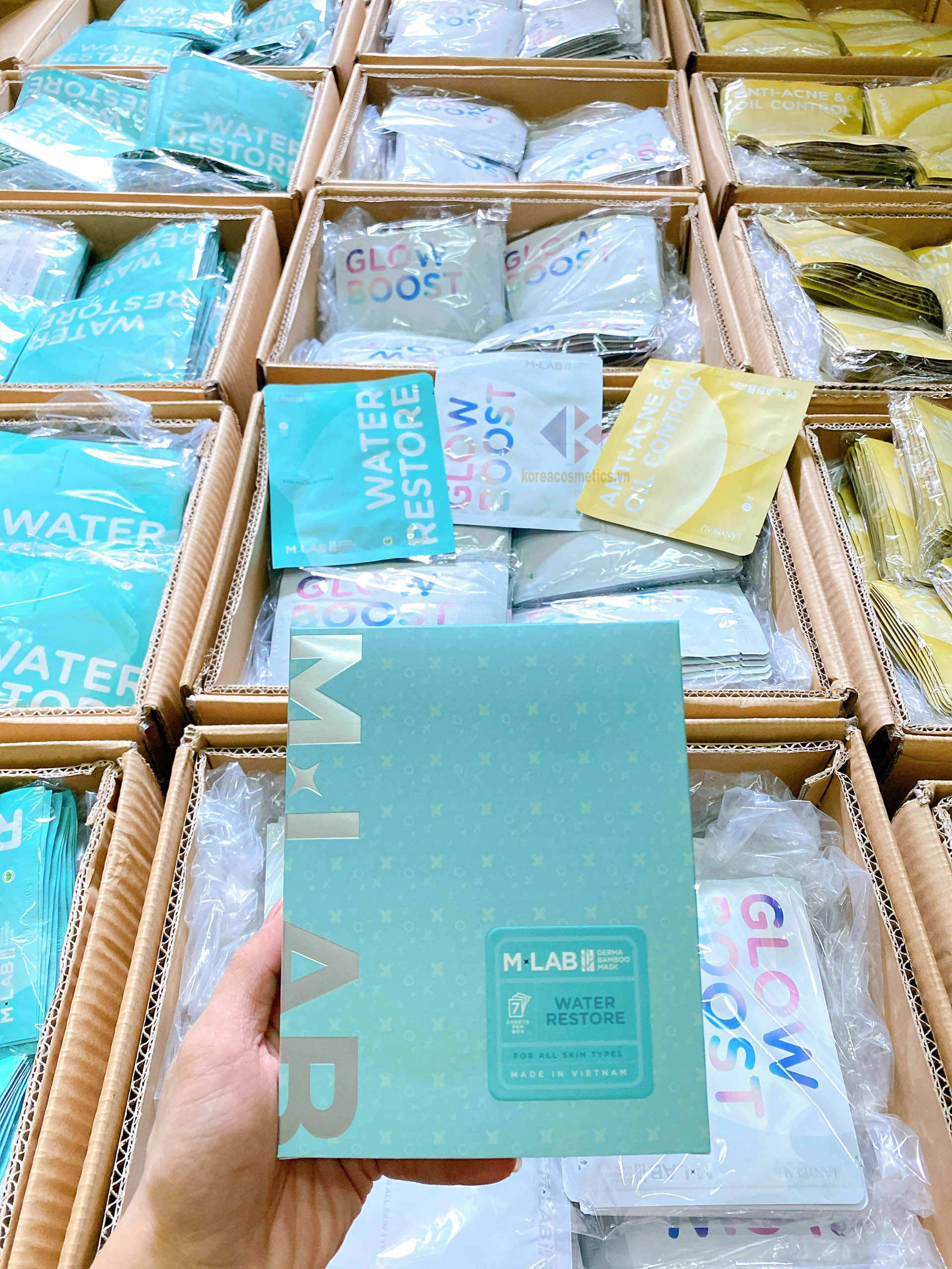 mặt nạ MLAB xanh water restore | mặt nạ cấp ẩm mlab