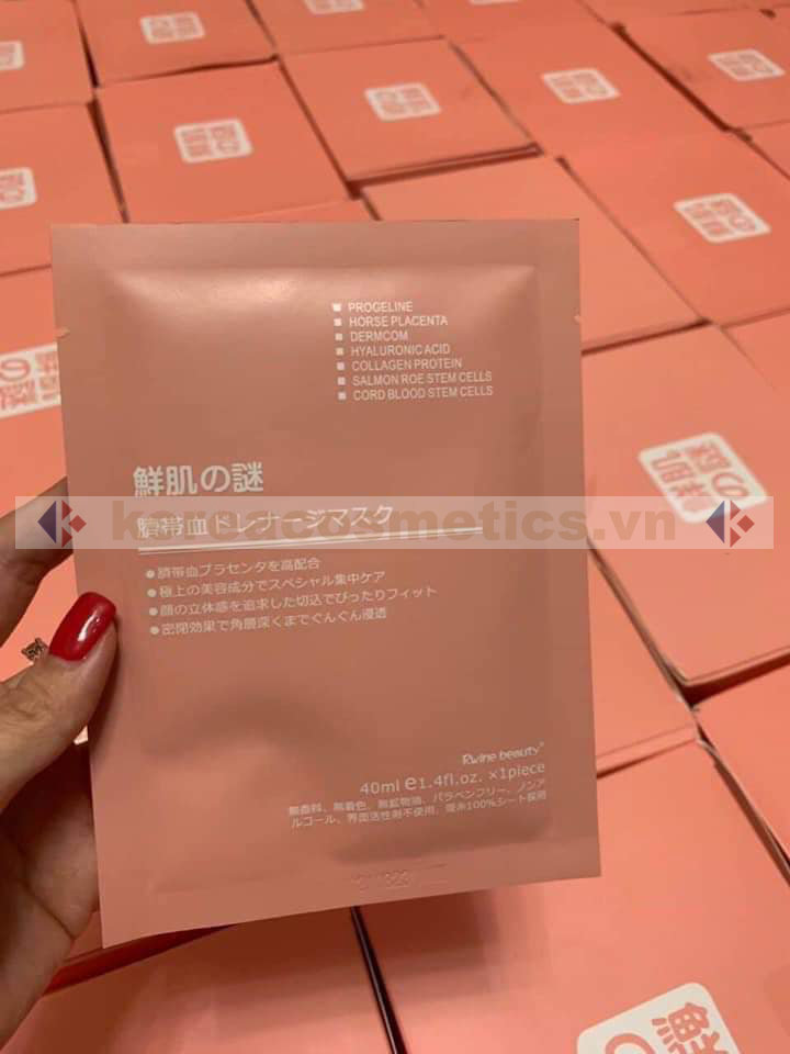 mặt nạ rwine beauty | review mặt nạ nhau thai cuốn rốn