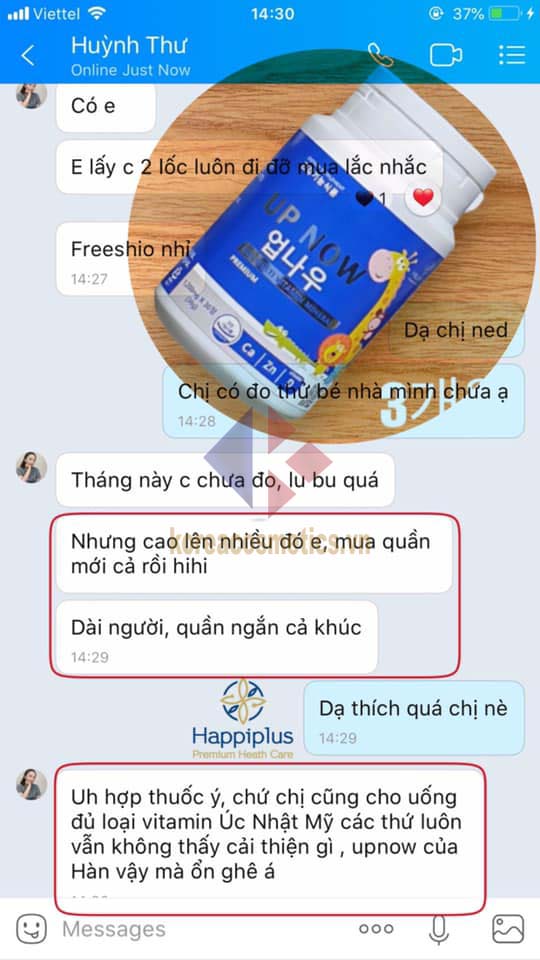 review vitamin up now hàn quốc