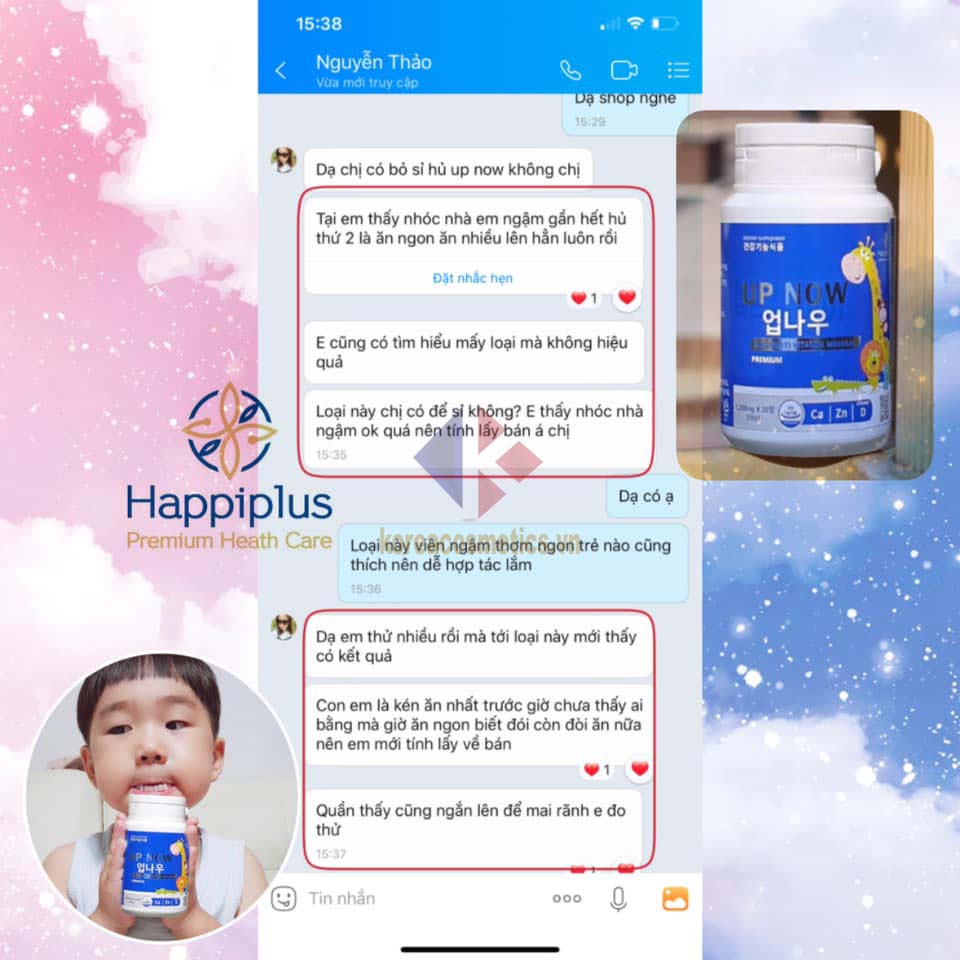 review vitamin up now hàn quốc