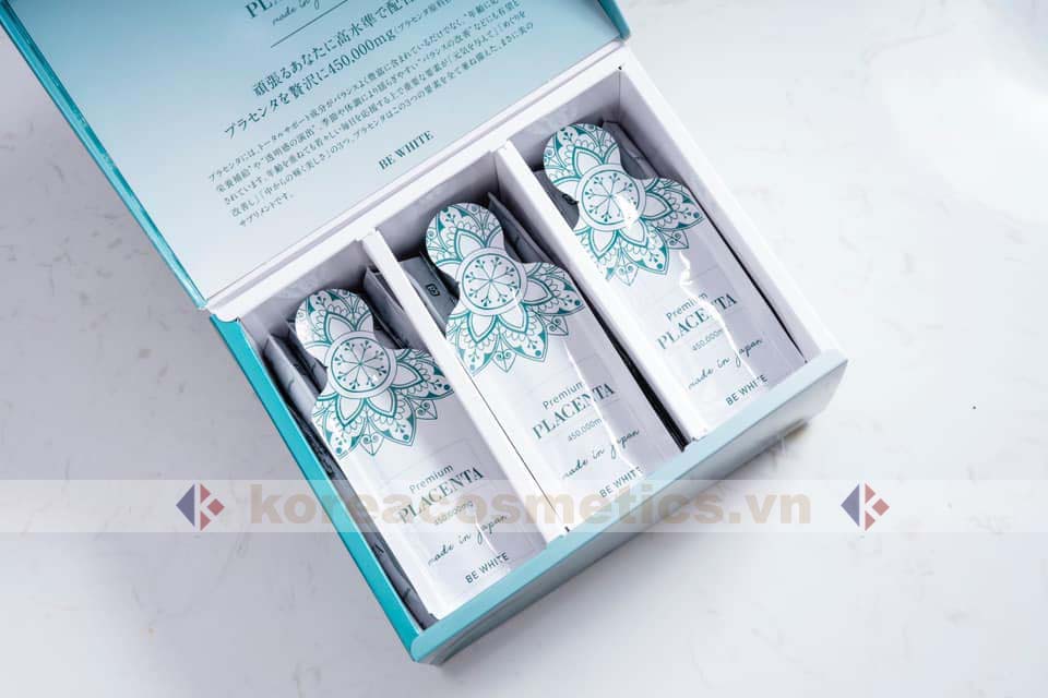 Nhau thai ngựa be white