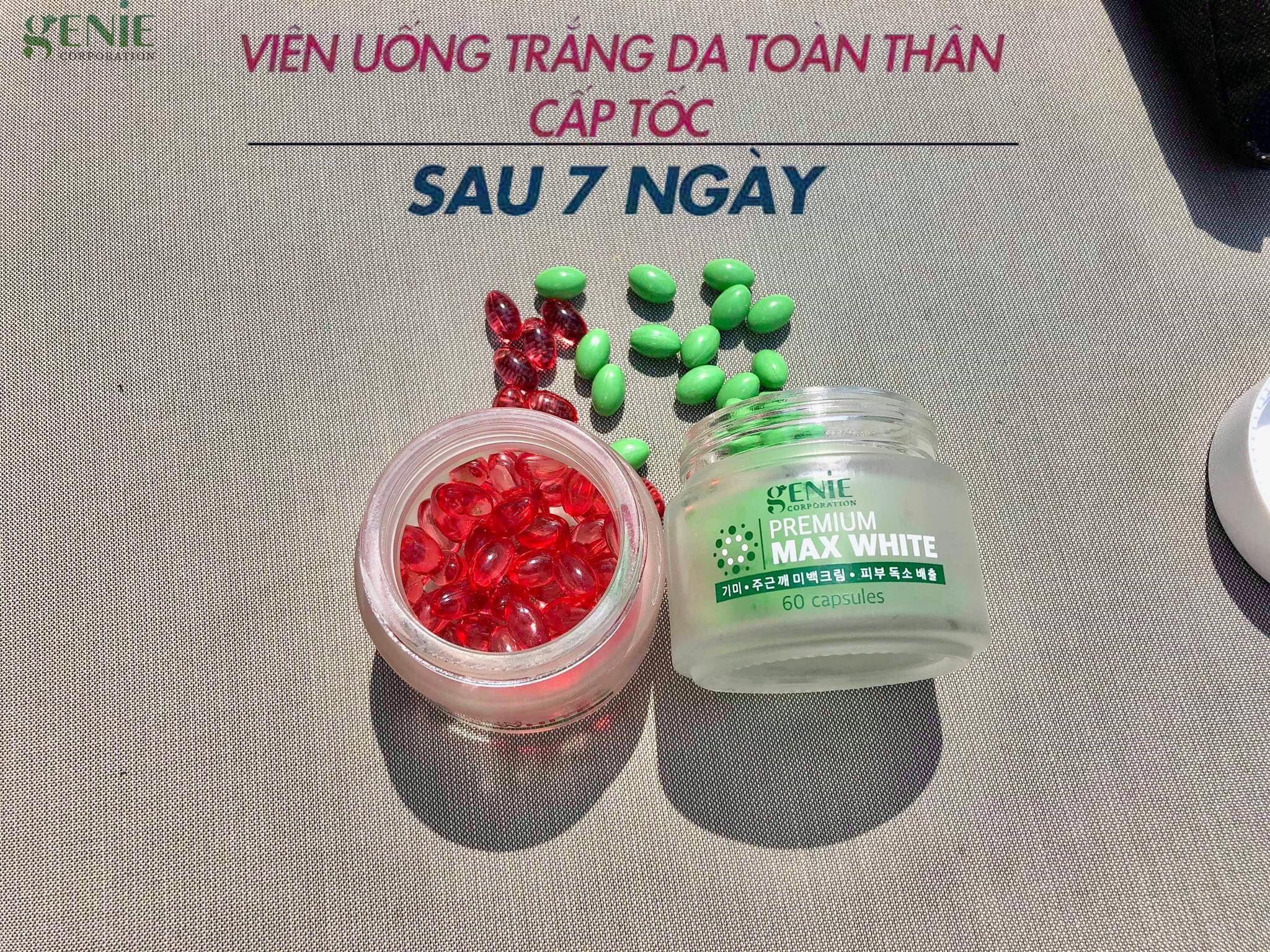 Viên uống trắng da premium max white