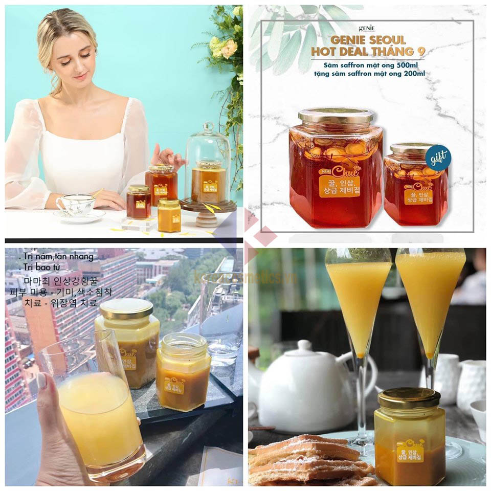sâm saffron có tốt không | review sâm saffron mamachue
