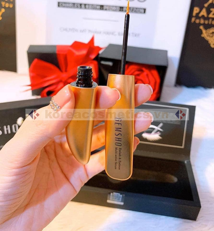 serum dưỡng mi | serum dài mi gemsho | dưỡng mi dài tự nhiên