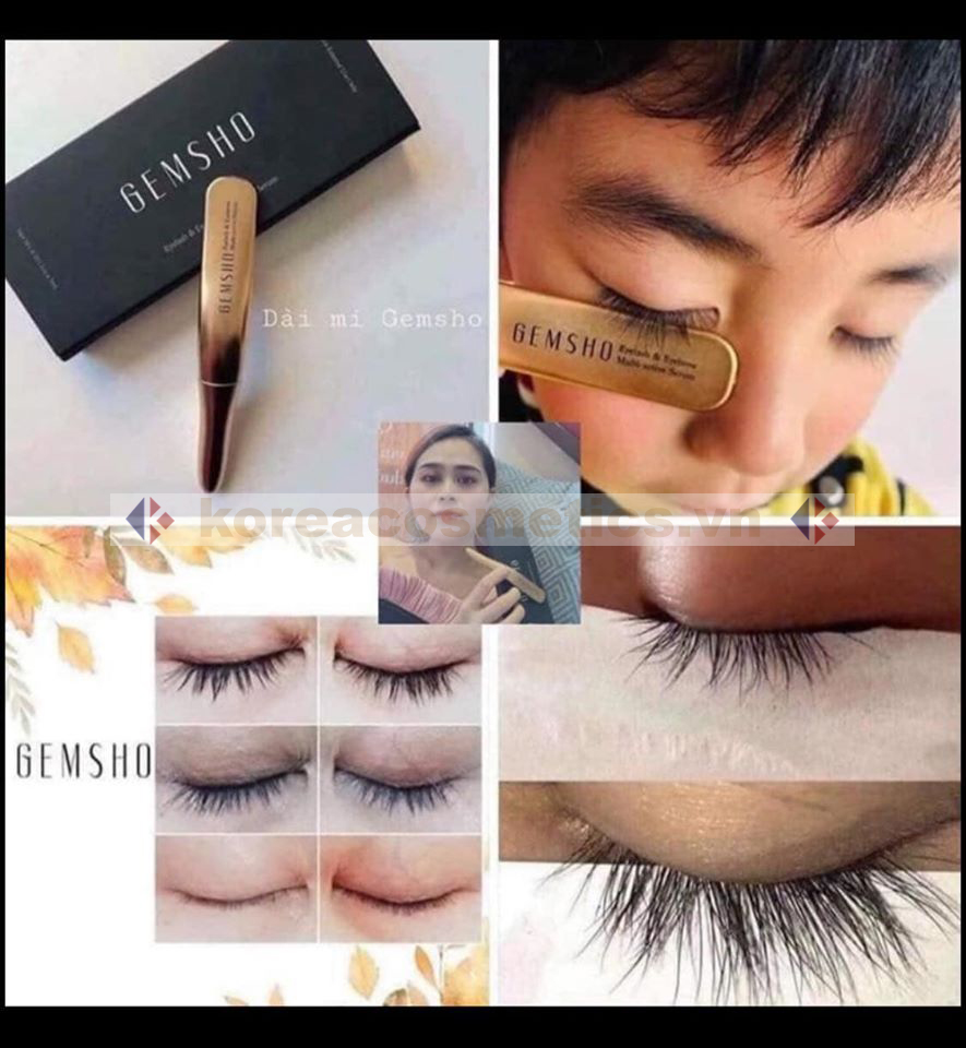serum dưỡng mi | serum dài mi gemsho | dưỡng mi dài tự nhiên