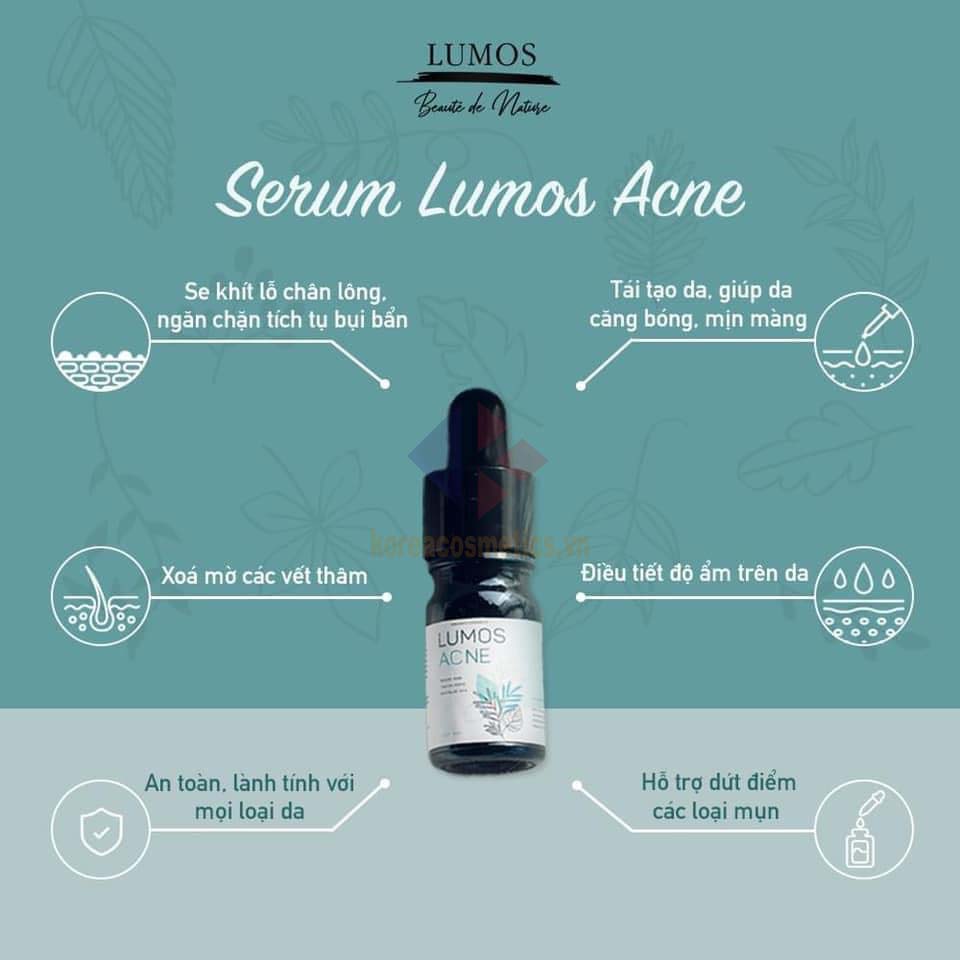 serum trị mụn lumos acne | serum trị thâm mụn lumos