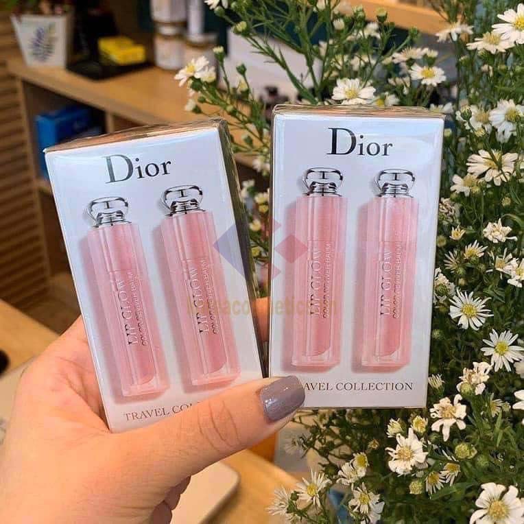 son dưỡng môi dior | son dior lip glow | travel collection