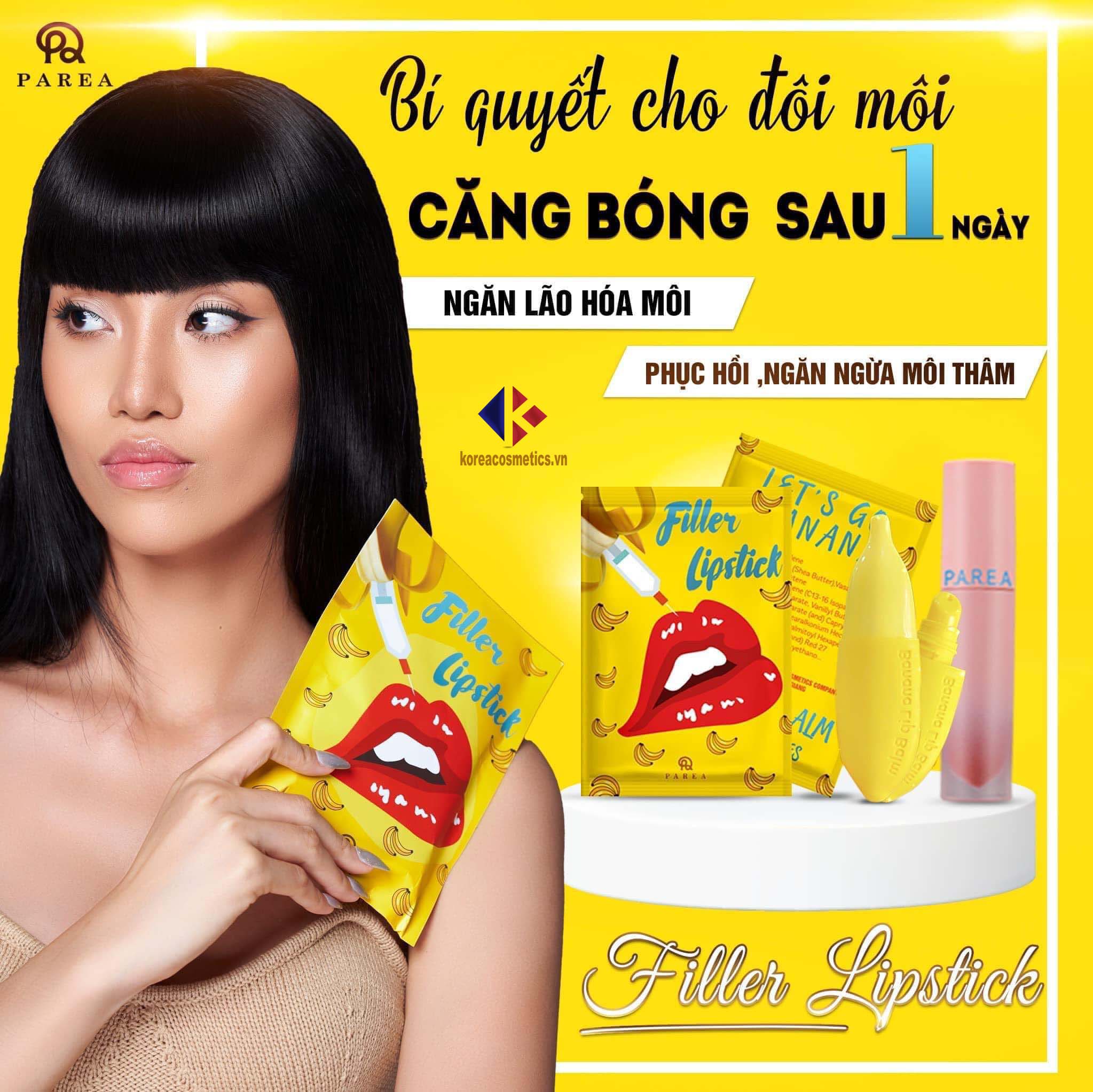 son filler banana có tốt không | review filler lipstick