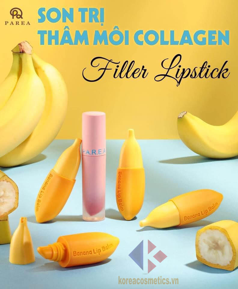 son filler lipstick | banana lip balm parea