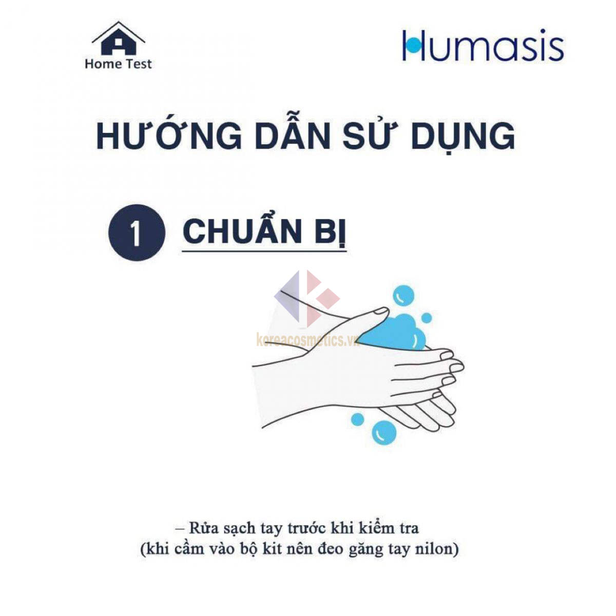 cách sử dụng bộ test covid hàn quốc humasis
