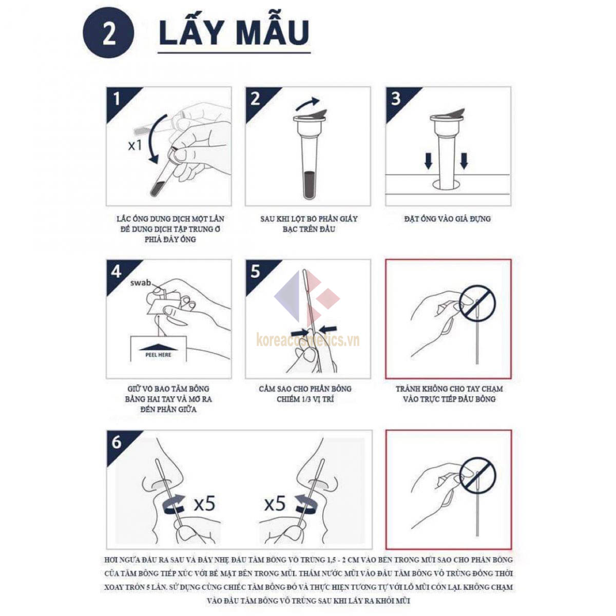 cách sử dụng bộ test covid hàn quốc humasis