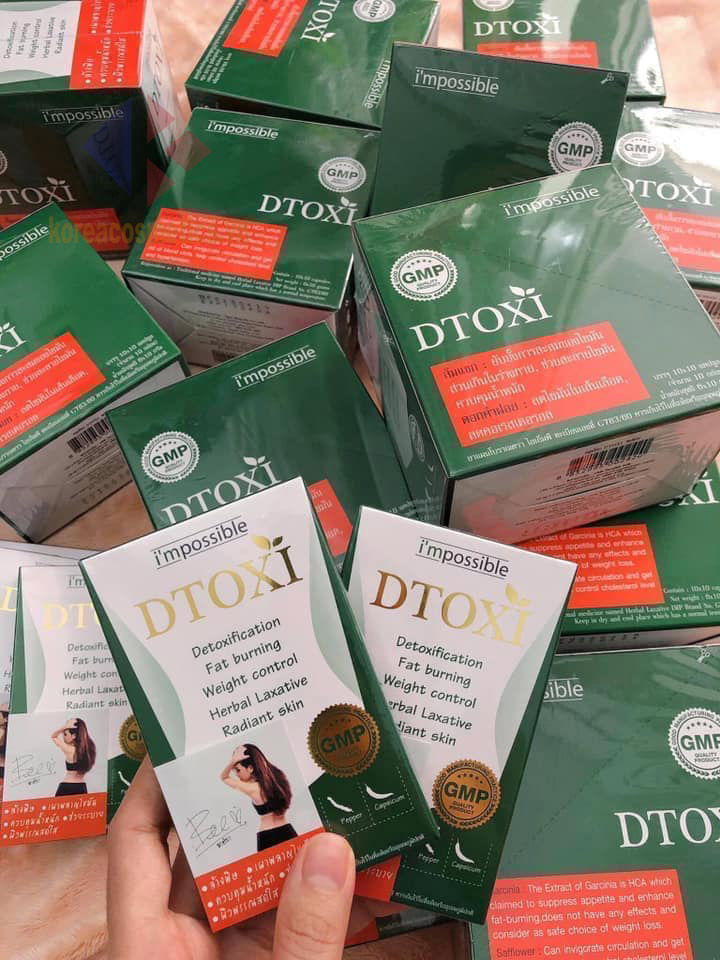 thuốc giảm cân DTOXI impossible | thuốc giảm cân thái lan