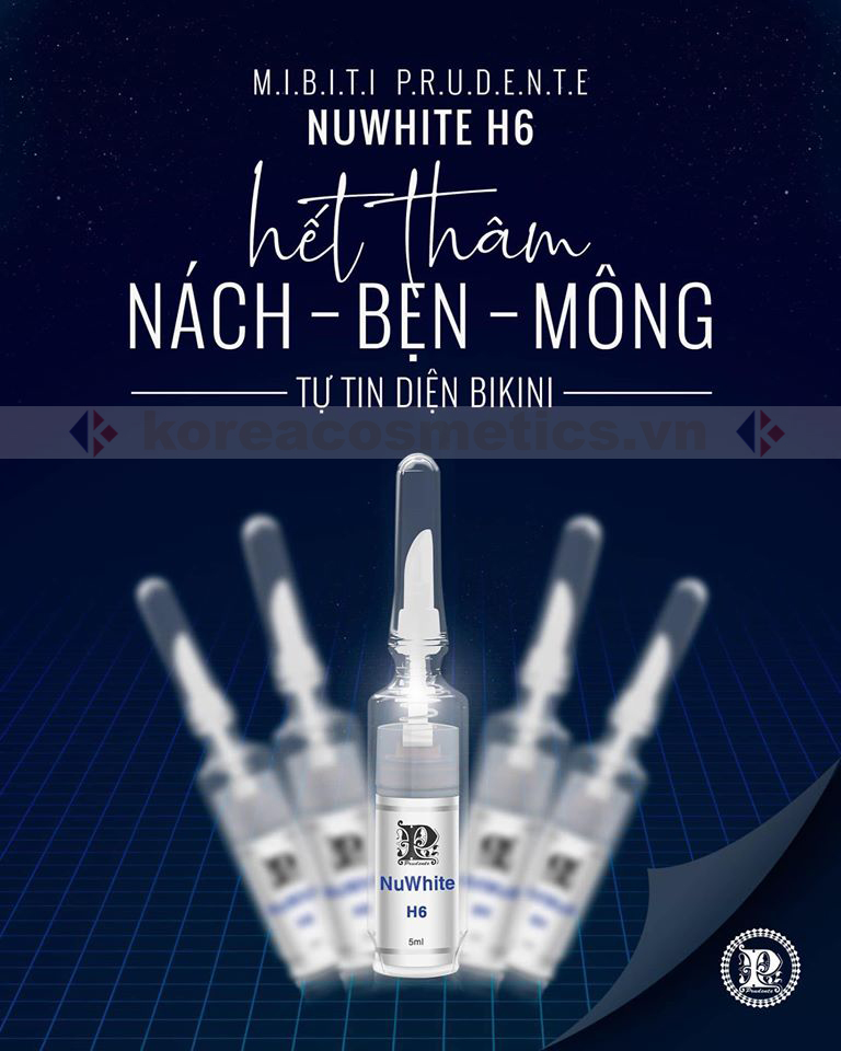 kem trị thâm vùng kín | nuwhite h6 | kem làm hồng cô bé 