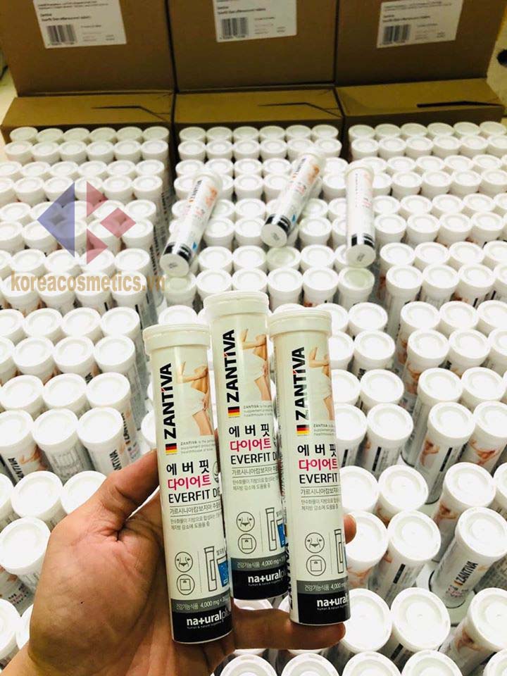 viên sủi giảm cân zantiva | zantiva everfit diet