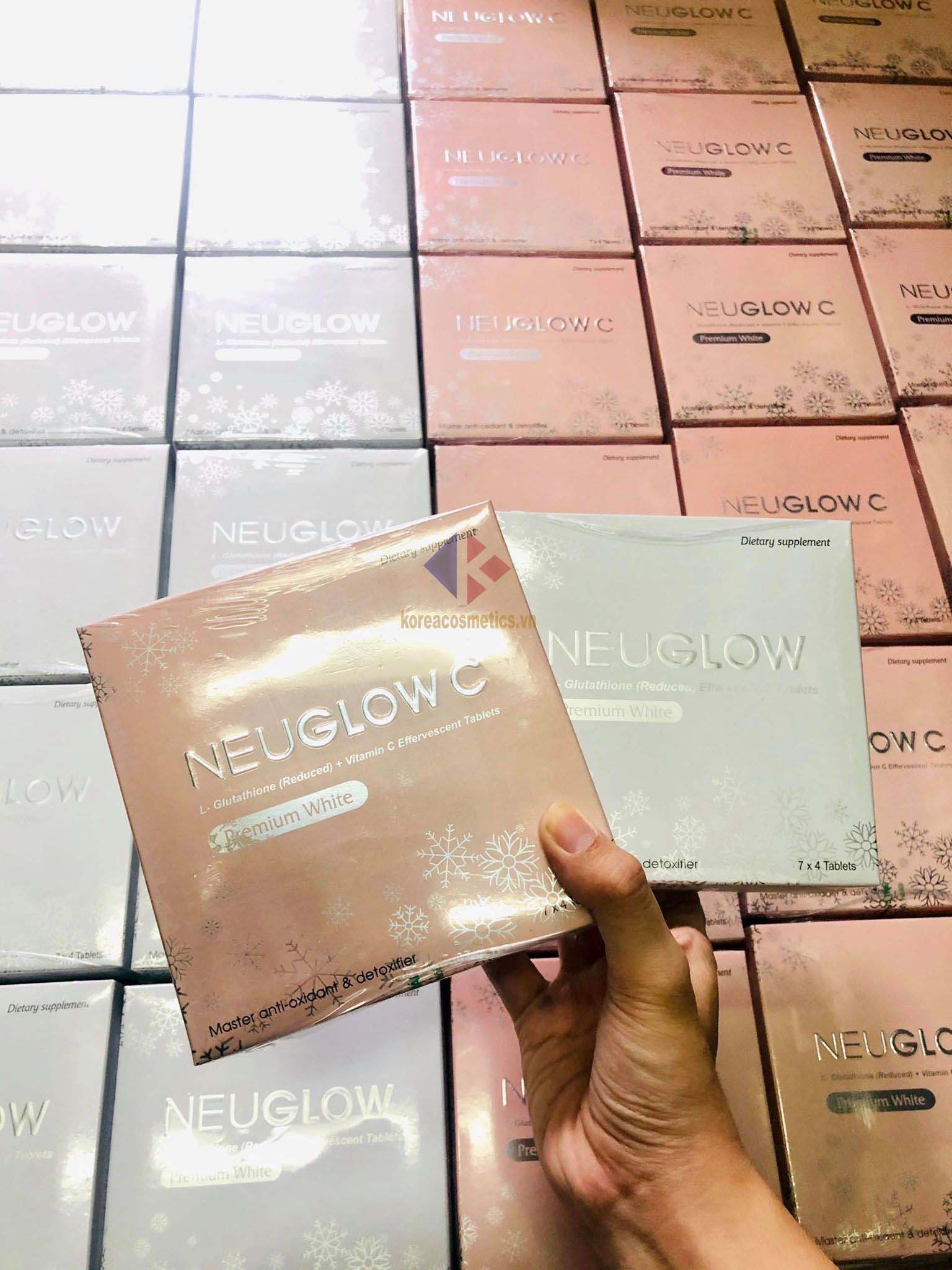 viên sủi neuglow trắng | glutathione trắng da