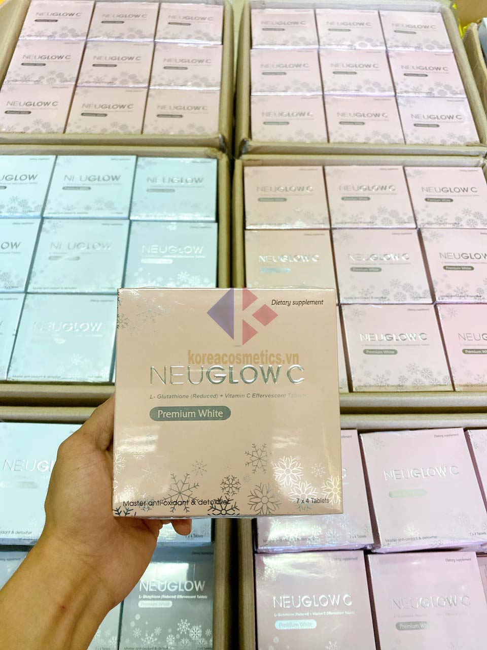 viên sủi trắng da neuglow | neuglow premium white 