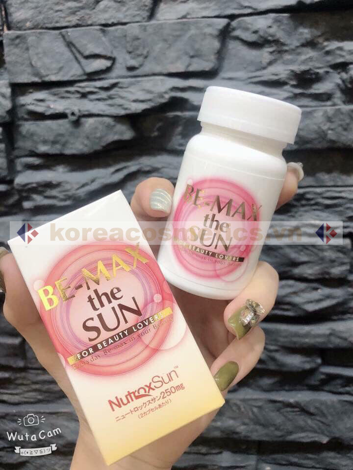 viên uống chống nắng toàn thân bemax the sun