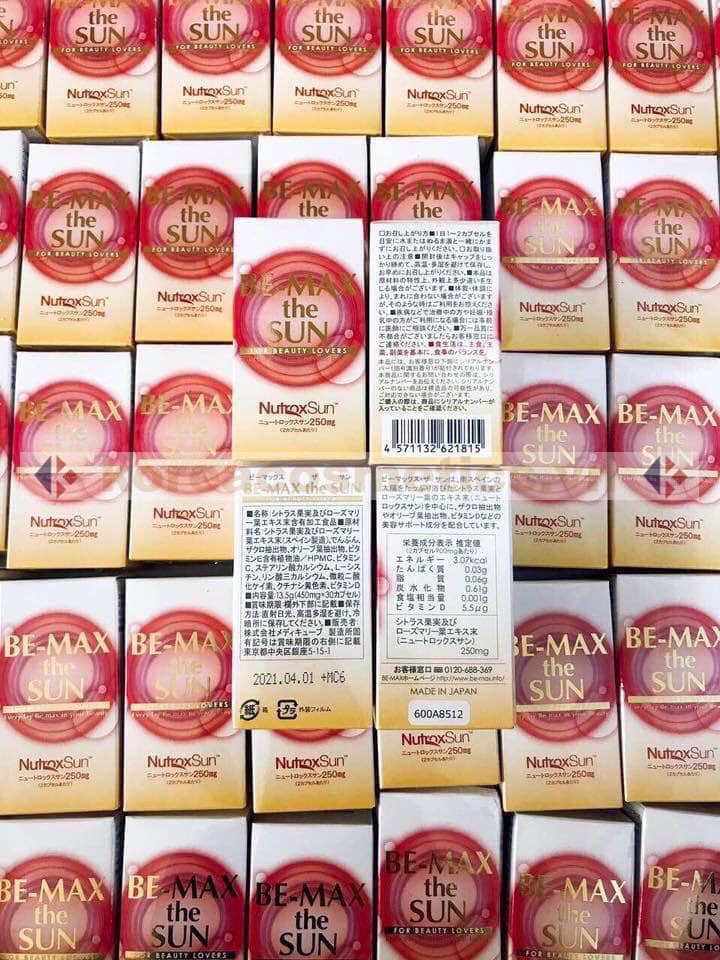 viên uống chống nắng có tốt không | review bemax the sun
